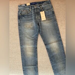 Scotch and Soda Men's Blue “Ralston” Jeans 32x32 slim cut